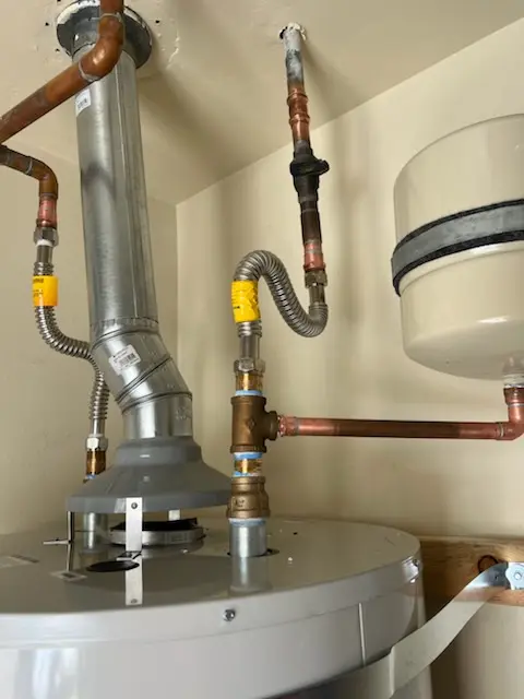 Water heater installation and plumbing repair in Riverview Manor